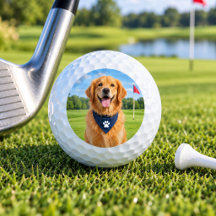Pelotas de Golf Personalizadas con Foto de Mascota