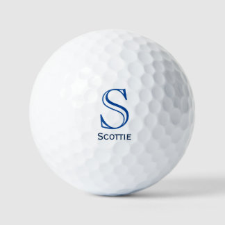 Pelotas de Golf Personalizadas con Monograma Clási