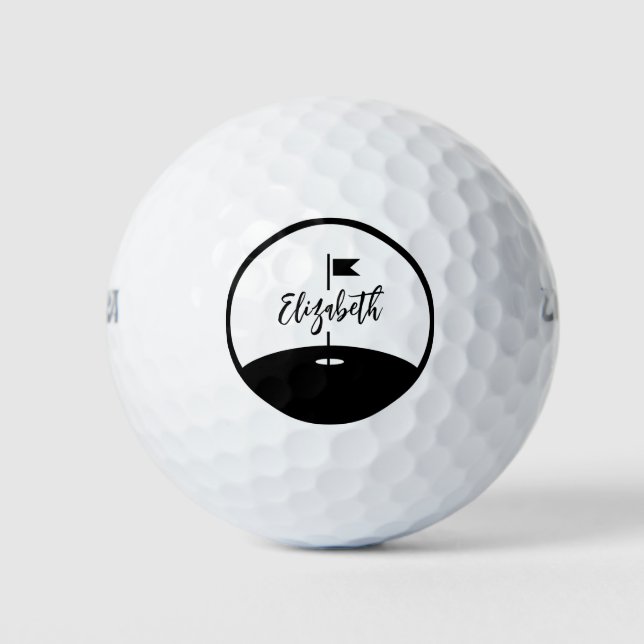 Pelotas de Golf Personalizadas con tu Nombre (Anverso)