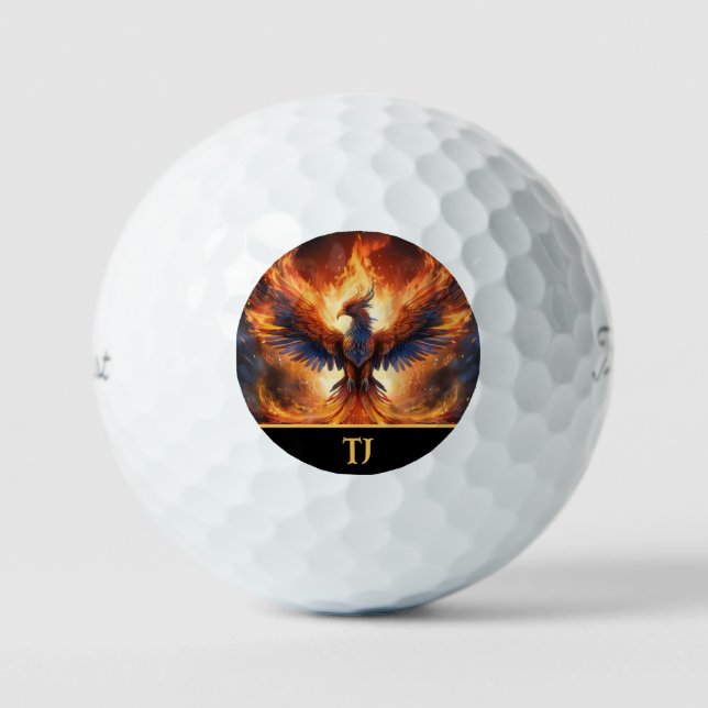 Pelotas de Golf Personalizadas con un Águila Flamí (Anverso)