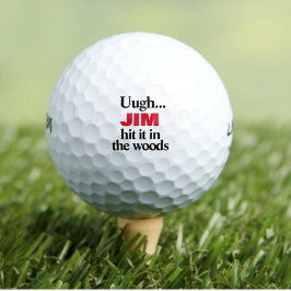 Pelotas de Golf Personalizadas Divertidas