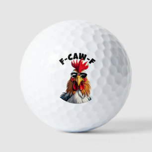 Pelotas de Golf Personalizadas Humor - F Caw F Bol