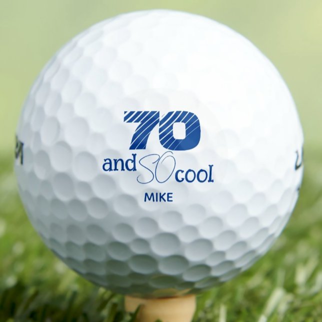 Pelotas de golf personalizadas para fiesta de 70 c (Subido por el creador)