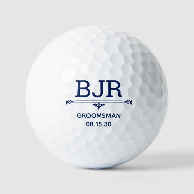 Pelotas de Golf Personalizadas para Padrinos (Anverso)