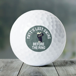 Pelotas De Golf Personalizado Bachelor Party Favor Golf Trip Groom