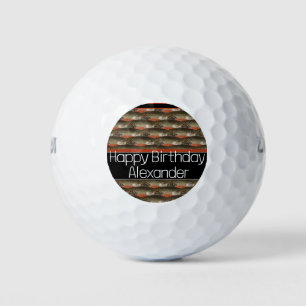 Pelotas De Golf Personalizado Black Rust Fisherman