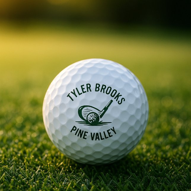 Pelotas De Golf Personalizado blanco y verde Golf Ball (Subido por el creador)