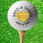 Pelotas De Golf Personalizado Bride Groom Nombre Boda personalizad<br><div class="desc">Personalizado Bride Groom Nombre Bolas de Golf Boda Personalizadas. Elija la marca de bolas de golf en el menú de opciones. Las marcas son Wilson Ultra Distance Golf Ball, Callaway Warbird Golf Ball, Bridgestone e6 Golf Ball, Callaway Supersoft, Srixon Soft Feel, Taylor Made TP5 y Titleist 2023 Pro V1. Elija...</div>
