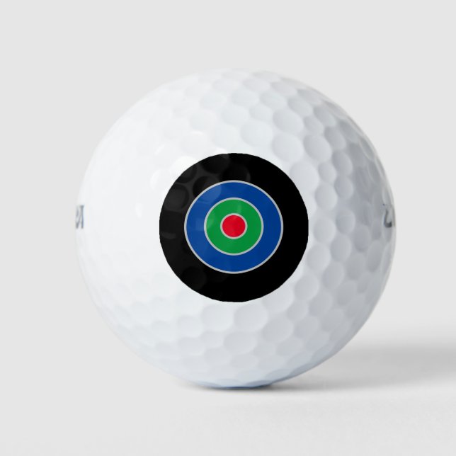 Pelotas De Golf Personalizado Bullseye Wilson Ultra 500 (Anverso)