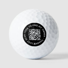 Pelotas De Golf Personalizado código QR escanear texto buscar info