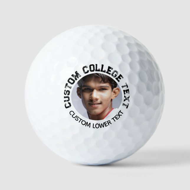Pelotas De Golf Personalizado Colegio con problemas Mensajes de te (Anverso)