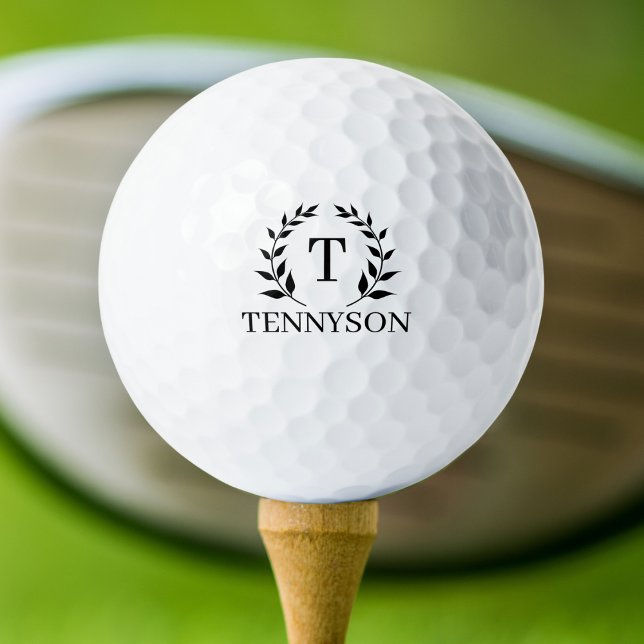 Pelotas De Golf Personalizado Crea Tu Propia Wreath Monogramada De (Subido por el creador)