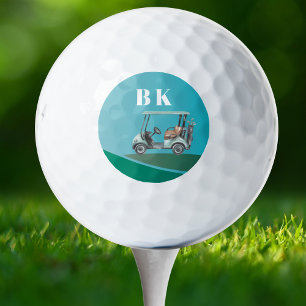 Pelotas De Golf Personalizado Crea Tu Propio Carro De Golf Monogra