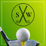 Pelotas De Golf Personalizado Crea Tu Propio Golf Monogramado<br><div class="desc">Eleva tu juego de golf con elegantes y modernas bolas de golf monogramadas que incluyen tu nuevo logo favorito. Perfecto para el golfista en su vida o como una idea de regalo única y personalizada! Coge hoy tus pelotas de golf iniciales y toca el verde con estilo!</div>