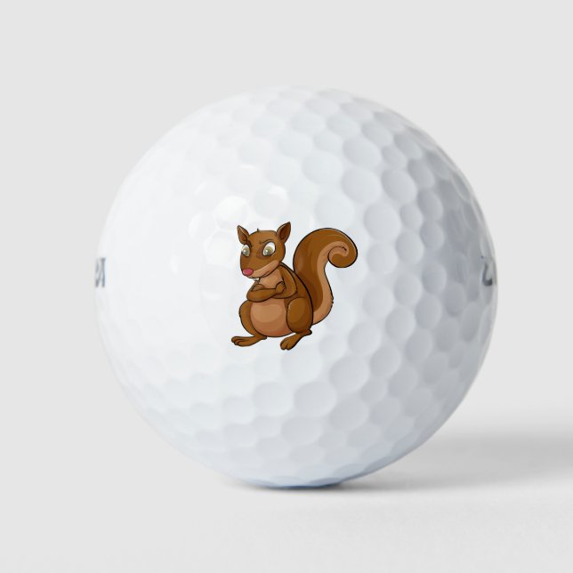 Pelotas De Golf Personalizado de ardilla (Anverso)