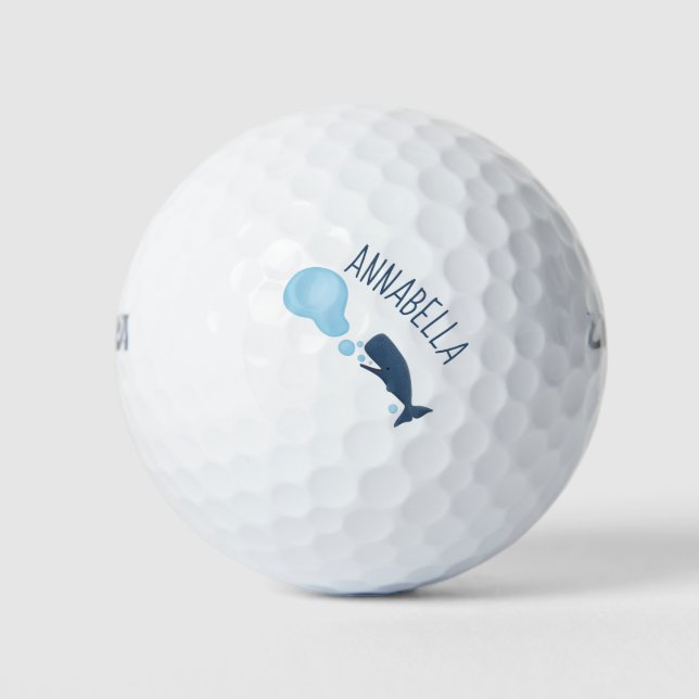 Pelotas De Golf Personalizado de burbujas de esperma de esperma (Anverso)
