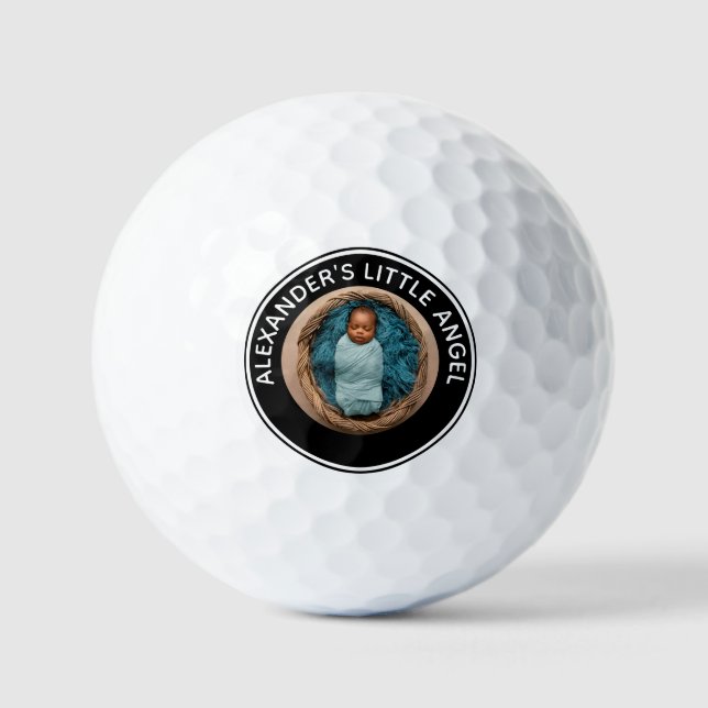 Pelotas De Golf Personalizado de fotografía familiar infantil para (Anverso)