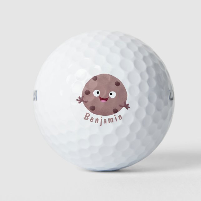 Pelotas De Golf Personalizado de galleta de chocolate inteligente (Anverso)