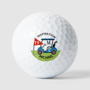 Pelotas De Golf Personalizado de huecos divertidos 19º carro perso
