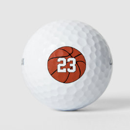 Pelotas De Golf Personalizado de jugador de baloncesto número o le