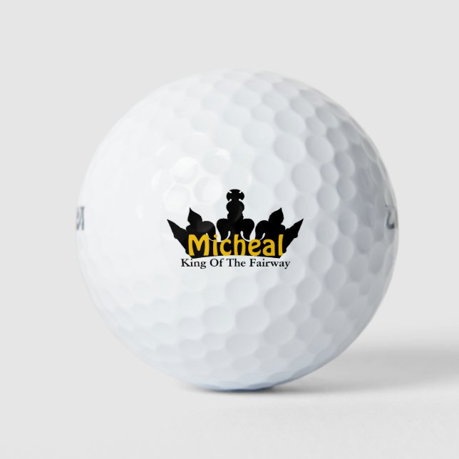 Pelotas De Golf Personalizado de la Corona de las Fairway (Anverso)
