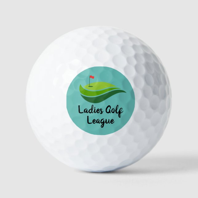 Pelotas De Golf Personalizado de la Liga de Golf (Anverso)