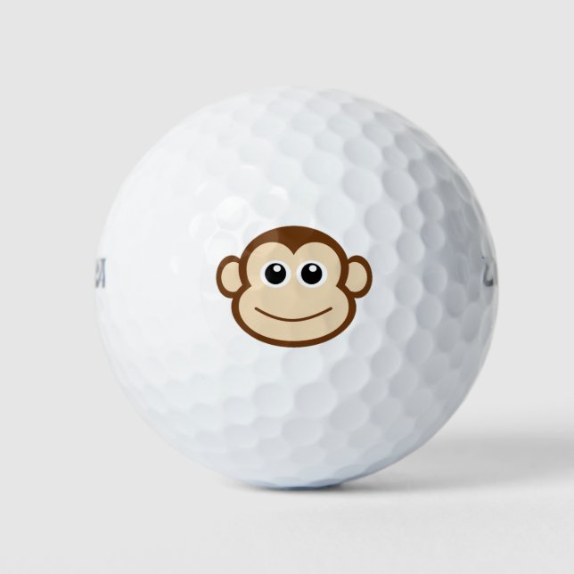 Pelotas De Golf Personalizado de mono (Anverso)