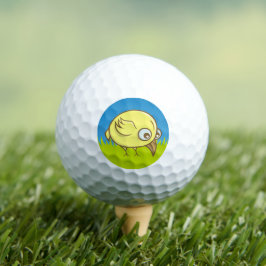 Pelotas De Golf Personalizado de pájaro amarillo