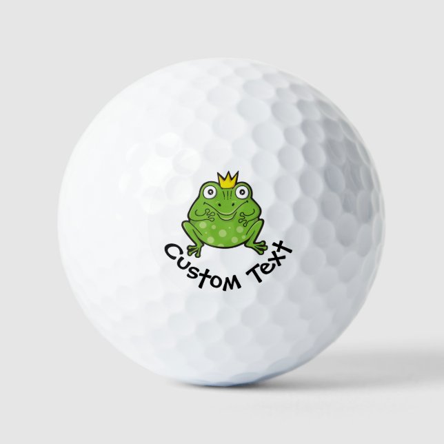 Pelotas De Golf Personalizado de ranas (Anverso)