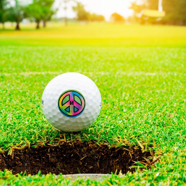 Pelotas De Golf Personalizado de signo de paz inicial (Subido por el creador)