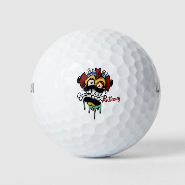 Pelotas De Golf Personalizado de Silly (Anverso)