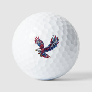 Pelotas De Golf Personalizado de un águila, concepto del 4 de juli