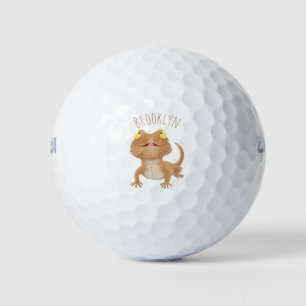 Pelotas De Golf Personalizado del lagarto de dragón barbudo