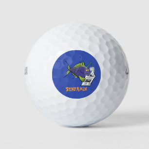 Pelotas De Golf Personalizado divertida de pescados y mariscos