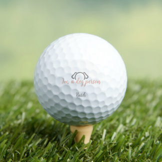 Pelotas De Golf Personalizado Dog Mom Dog Ears Golf Balls