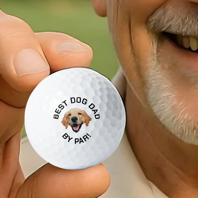 Pelotas De Golf Personalizado Enfrenta A Mejor Papá Perro Por Par  (Subido por el creador)