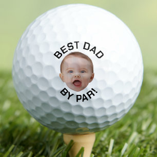 Pelotas De Golf Personalizado Face Mejor Papá Por Par Nuevo Padre