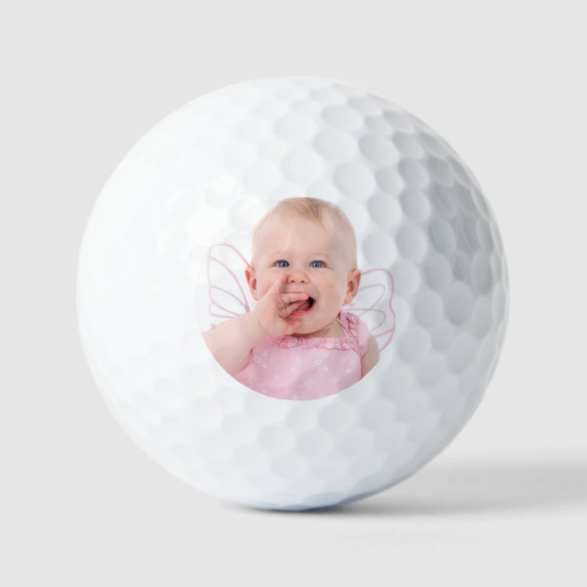 Pelotas De Golf Personalizado Family Photo Golf Balls (Anverso)