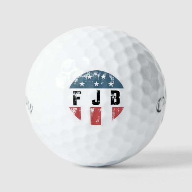 Pelotas De Golf Personalizado FJB Callaway Supersoft (Anverso)