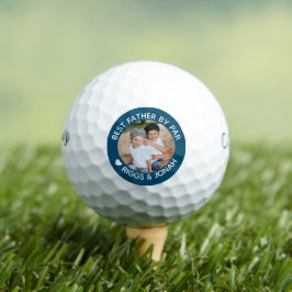 Pelotas De Golf Personalizado Foto Día del Padre Mejor Padre
