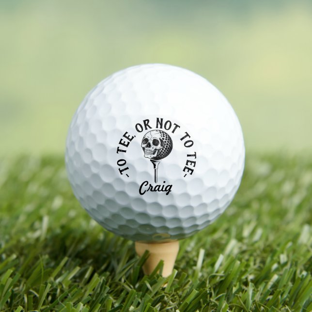 Pelotas De Golf Personalizado Funny Golfer Cita simple (Camiseta in situ)