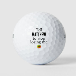 Pelotas De Golf Personalizado Funny Lost Golf Balls