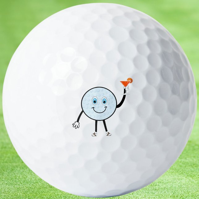 Pelotas De Golf Personalizado Golf Ball Holding Naranja Martini Co (Subido por el creador)