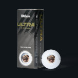 Pelotas De Golf Personalizado Golf Balls<br><div class="desc">Estas pelotas de golf se muestran con una personalizado tierna muestra de perro. Personalizar este elemento y cambia la foto de ejemplo a la tuya con esta plantilla o compra como se muestra.</div>
