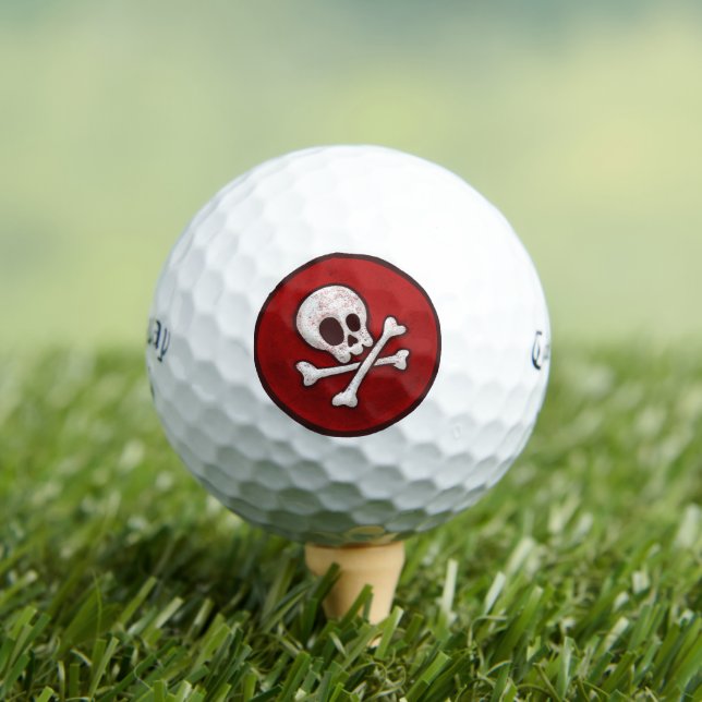 Pelotas De Golf Personalizado Golf Balls - Novedad Pirate Skull De (Camiseta in situ)