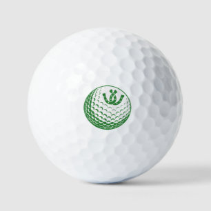 Pelotas De Golf Personalizado Golf - Gráfica Lucky Horseshoe perso