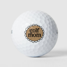 Pelotas De Golf Personalizado GOLF MOM Cajas de golf Edge