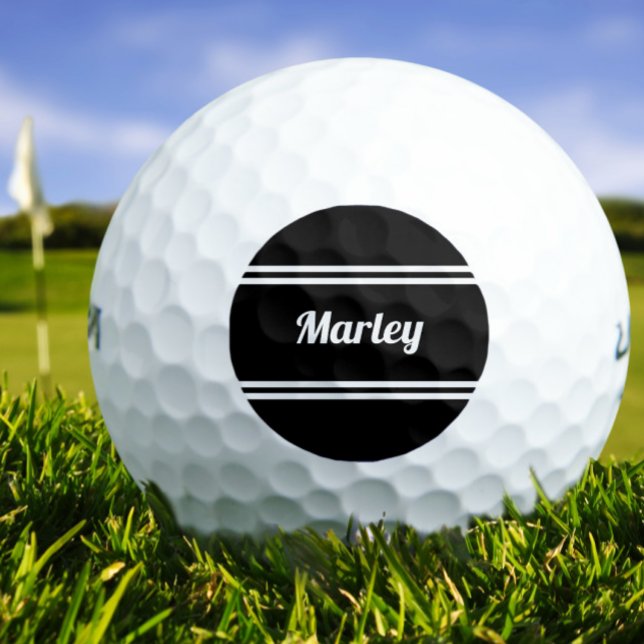 Pelotas De Golf Personalizado Golfer Sports Classic Name Monogram  (Subido por el creador)