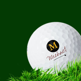 Pelotas De Golf Personalizado inicial y de nombre del jugador