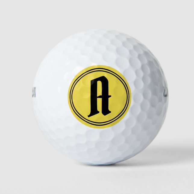 Pelotas De Golf PERSONALIZADO INITIAL Golf Balls (Anverso)